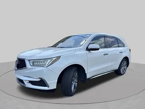 White Diamond Pearl 2017 Acura MDX 3.5L