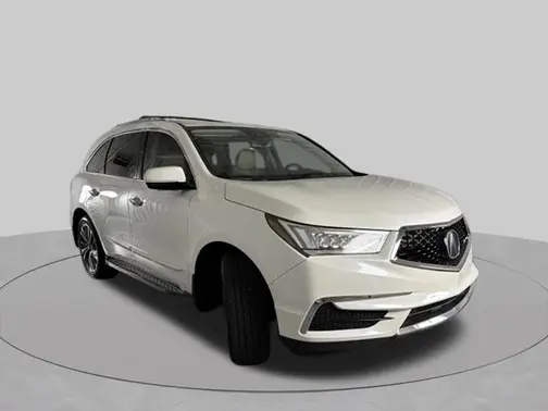 White Diamond Pearl 2019 Acura MDX 3.5L Technology Package