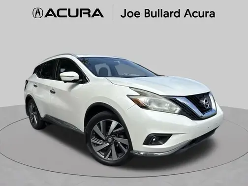 Pearl White 2015 Nissan Murano Platinum