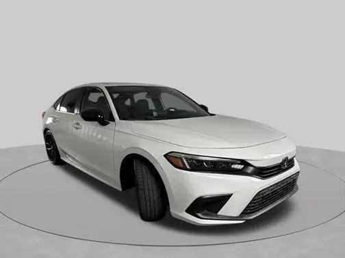 Platinum White Pearl 2022 Honda Civic Sport