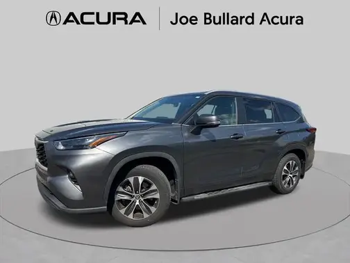 Magnetic Gray Metallic 2023 Toyota Highlander Hybrid XLE