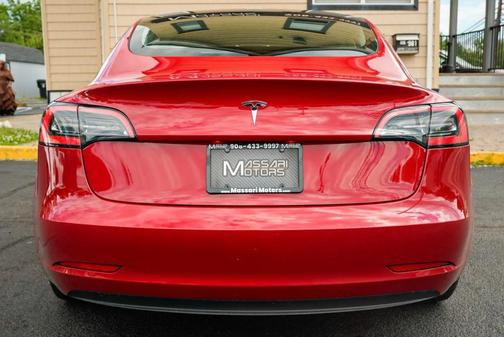Red 2023 Tesla Model 3 Standard Range