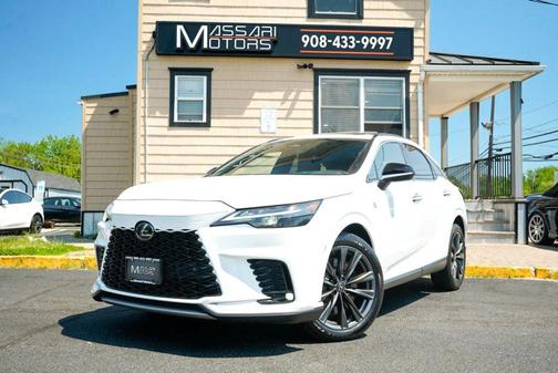 White 2023 Lexus RX 350 F SPORT Handling