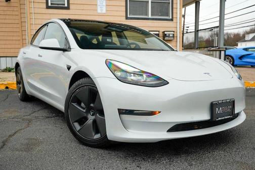 White 2022 Tesla Model 3 Long Range