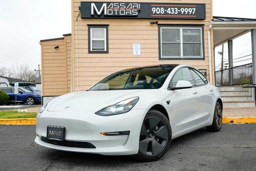 White 2022 Tesla Model 3 Long Range