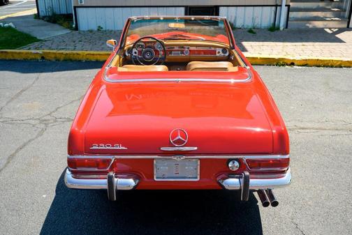 Red 1966 Mercedes-Benz 230SL PAGODA