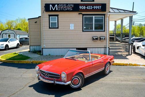 Red 1966 Mercedes-Benz 230SL PAGODA