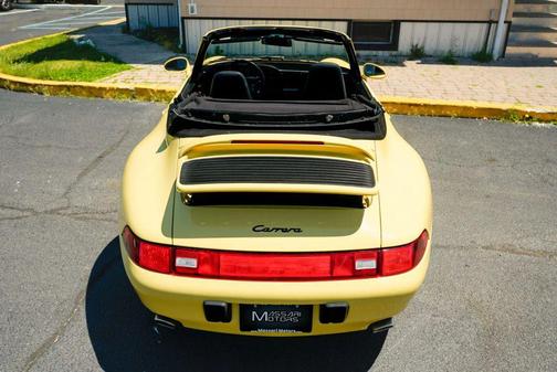 Yellow 1997 Porsche 911 911 Carrera Cabriolet