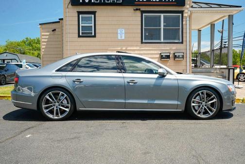 Gray 2015 Audi A8 L 4.0T