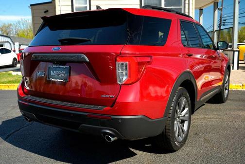 Red 2021 Ford Explorer XLT