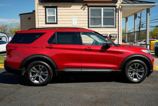 Red 2021 Ford Explorer XLT