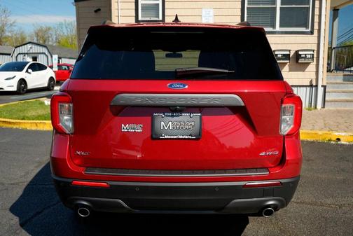 Red 2021 Ford Explorer XLT