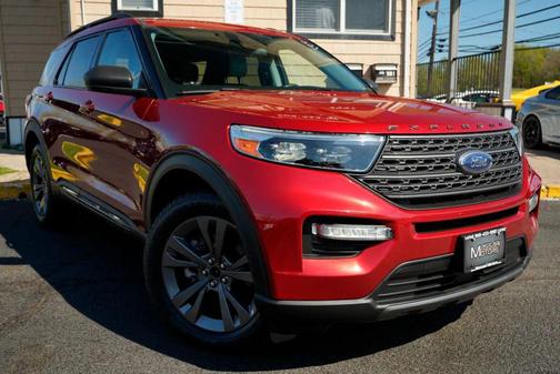 Red 2021 Ford Explorer XLT