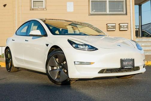 White 2023 Tesla Model 3 Long Range
