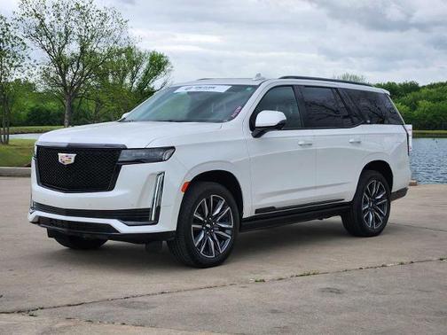 Crystal White Tricoat 2023 Cadillac Escalade Sport Platinum