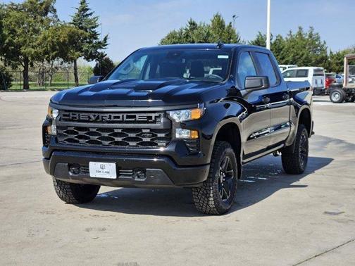 Black 2026 Chevrolet Silverado 1500 Custom Trail Boss