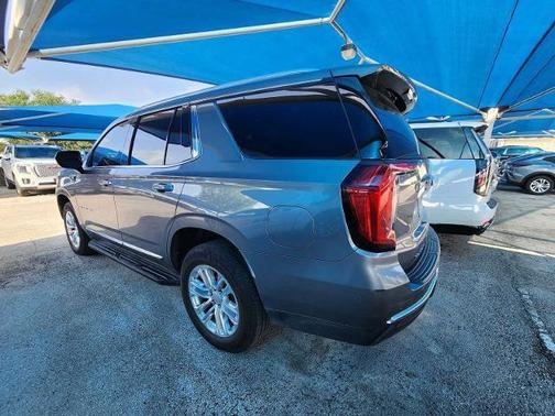 Satin Steel Metallic 2021 GMC Yukon SLT