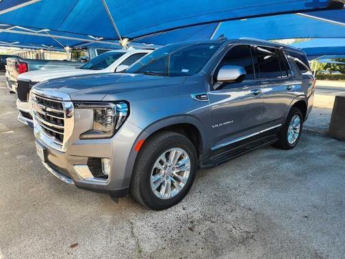 Satin Steel Metallic 2021 GMC Yukon SLT