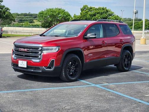 Volcanic Red Tintcoat 2023 GMC Acadia AWD AT4