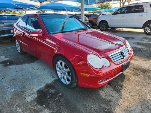 Red 2004 Mercedes-Benz C-Class C230 Kompressor Sport
