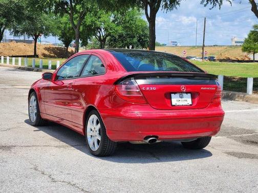 Red 2004 Mercedes-Benz C-Class C230 Kompressor Sport