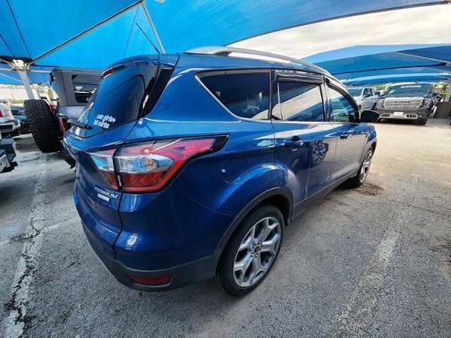 Lightning Blue Metallic 2017 Ford Escape Titanium