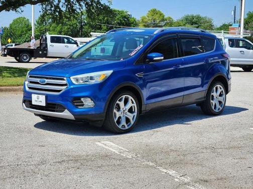 Lightning Blue Metallic 2017 Ford Escape Titanium