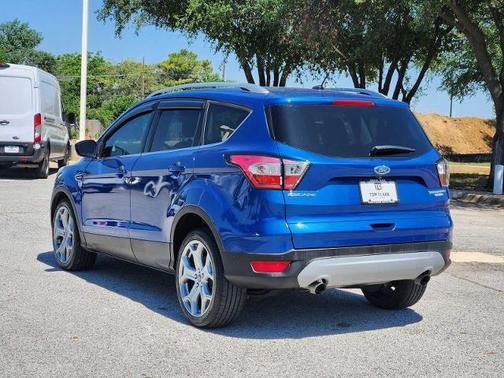 Lightning Blue Metallic 2017 Ford Escape Titanium