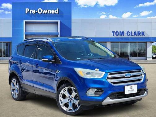 Lightning Blue Metallic 2017 Ford Escape Titanium