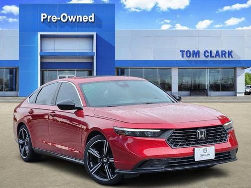 Radiant Red Metallic 2023 Honda Accord Hybrid Sport