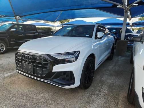 White 2022 Audi Q8 55 Premium Plus
