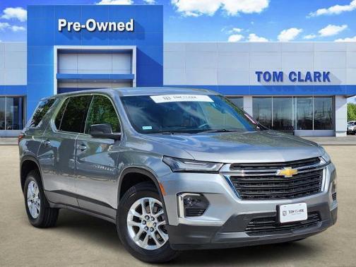Sterling Gray Metallic 2023 Chevrolet Traverse LS