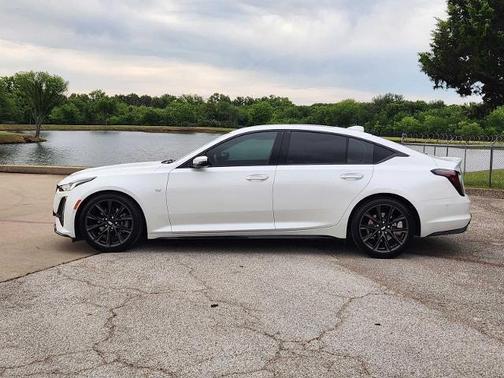 Crystal White Tricoat 2023 Cadillac CT5 Sport