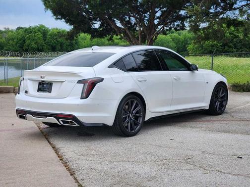 Crystal White Tricoat 2023 Cadillac CT5 Sport