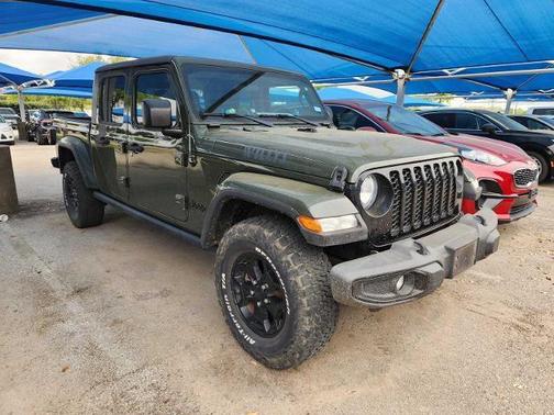 Sarge Green Clearcoat 2021 Jeep Gladiator Willys 4x4