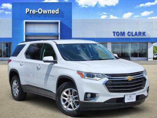 Summit White 2021 Chevrolet Traverse LT Cloth