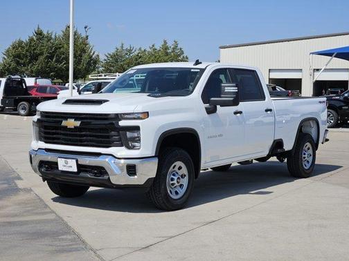 Summit White 2026 Chevrolet Silverado 2500 Crew Cab, Long Bed, WT, 4WD