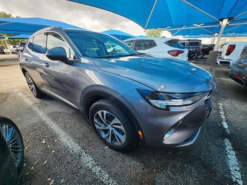 Satin Steel Metallic 2021 Buick Envision FWD Essence