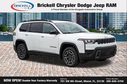 Bright White Clearcoat 2026 Jeep Cherokee Limited