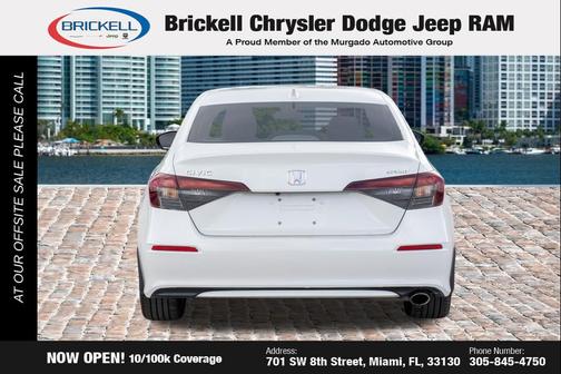 Platinum White Pearl 2025 Honda Civic Sport