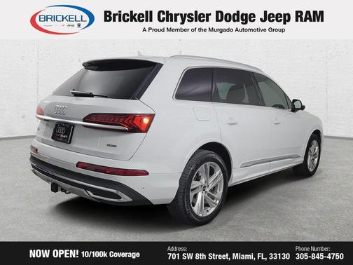 Glacier White Metallic 2021 Audi Q7 55 Premium Plus