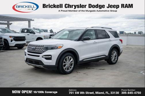 OXFORD WHITE 2022 Ford Explorer Limited