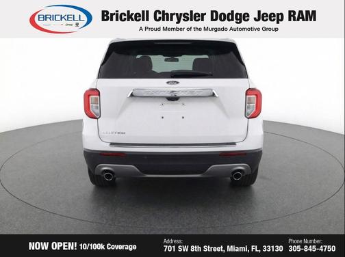 OXFORD WHITE 2022 Ford Explorer Limited