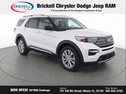 OXFORD WHITE 2022 Ford Explorer Limited