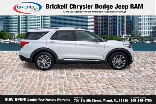OXFORD WHITE 2022 Ford Explorer Limited
