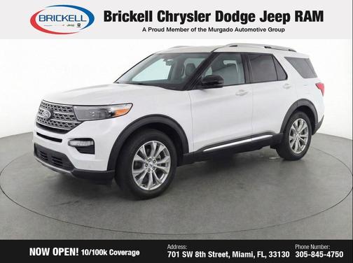 OXFORD WHITE 2022 Ford Explorer Limited