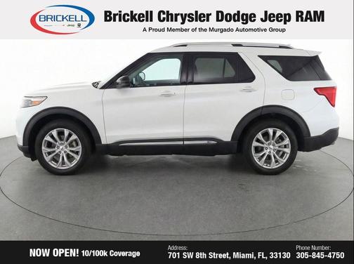 OXFORD WHITE 2022 Ford Explorer Limited
