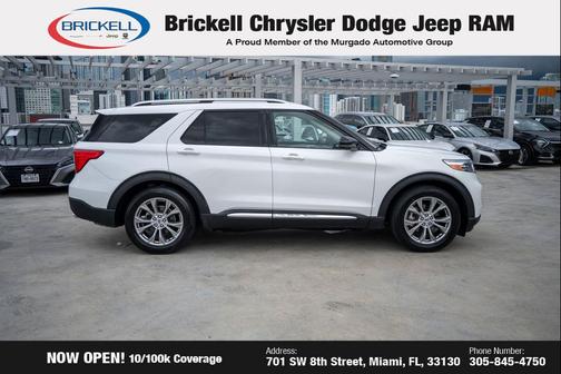 OXFORD WHITE 2022 Ford Explorer Limited