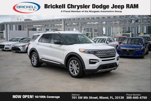 OXFORD WHITE 2022 Ford Explorer Limited