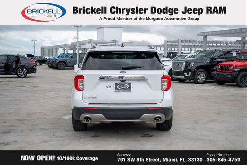 OXFORD WHITE 2022 Ford Explorer Limited